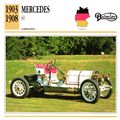 Collectors Club card. Classic Cars. Mercedes 60