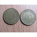 1971d 10 Pfennig Germany Coin