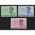 Cyprus President Kennedy Commemoration 3v 1965 ...
