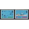 Kiribati Ship Telecommunications Decade 2v 1985...