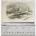 1860s engraving - Carisbrook Castle