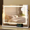 Tabletop Mount Vanity Mirror with Lights Makeup...