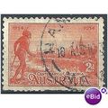 Australia 1934.SG147 2d Orange-Vermillion Fine ...