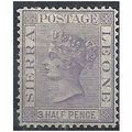Sierra Leone 1876 SG18 1 1/2d Lilac Wmk Crown C...