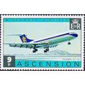 Ascension 1975 Wideawake 9p Vickers Super VC-10...