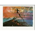 PINK FLOYD THE WALL Poster Art Postcard by Musi...