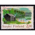 Finland 1977 Sauna and Lake 2,00 Used Stamp