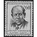 Mi 1049: 60 h. black Death of President Antonin...