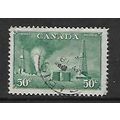 CANADA 1950 50c GREEN OIL WELLS IN ALBERTA SG 4...