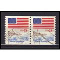 Used 1891 18c U.S. Flag Very Fine CNP Left 4 PA...