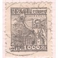 Brazil 1941 - SG657 - 1000rs grey - Smelting Wo...