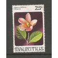 Mauritius 1981 Flowers 25c, used. SG605