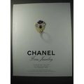 1998 Chanel Coco Ring Jewelry Ad
