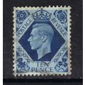 GB 1939 KGV1 10d Turquoise Blue SG 474 ( G908 )