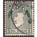 EIRE, Map of Ireland, green 1922 onwards, 2d