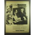 1964 British Railways Ad - Self-drive Chauffeur-driven