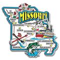 Missouri Jumbo State Map Fridge Magnet