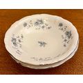 2 - Blue Garland Fruit/Dessert bowl trimmed in ...