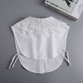 Ladies False Half Collar Fake Shirt Blouse Flow...