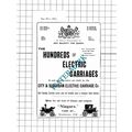 City & Suburban Electric Carriage Co Small ADVE...
