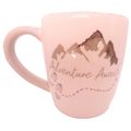 Adventure Awaits Mug Ceramic 10 CM Grey Handle ...