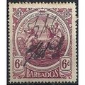 Barbados 1916 SG188 6d Purple Fine Used Fiscal ...