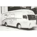 Postcard Dennis Mobile Barber Shop Speedex 1954...