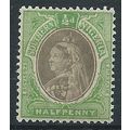 Southern Nigeria 1902 SG1a 1/2d Sepia & Pale Gr...