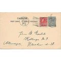 Canada Admiral 3 Cent War Tax Postal Card Rate ...