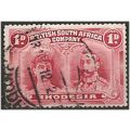 Rhodesia 1910 SG124 1d Carmine-Lake Fine Used ....