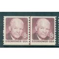 1402 8c Dwight Eisenhower Almost Very Fine MNH ...