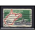 Used 1232 5c West Virginia Fine KA7532