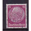 GERMANY 1933 3RD REICH HINDENBURG 15pf USED WMK...