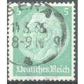Germany 1934 - 5pf green - President Von Hinden...