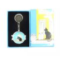 Black Cat Mini Compact Mirror Keyring 8.5 CM Gi...