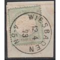 Mi: 17 used 1872 Wiesbaden 12.4.1873 Cat € 30