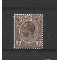 GoldCoast.SG87 1d Chocolate-Brown.Mounted Mint....