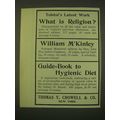 1902 Thomas Y. Crowell & Co. Publishing Ad - To...
