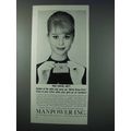 1963 Manpower Inc. Ad - My Card, Sir!