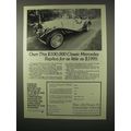 1979 Classic Motor Carriages Gazelle Car Ad - Mercedes