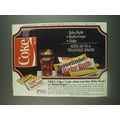 1985 Coke Soda and Butterfinger & Baby Ruth Candy Bars Ad
