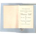 New Jersey Washington Dance Card Booklet Planta...