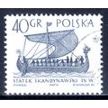 POLAND 1965, Sailing Ships - 9th Century Scandi...