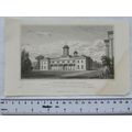 Vintage engraving: view of Stables, Thirlestain...