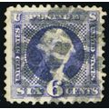 115, Used 6¢ F/VF Nice Grid Fancy Cancel Cat $2...