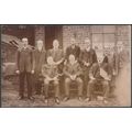 Edwardian Company Men, c.1905-10 - RP Postcard