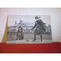 SCOTTISH SWORD DANCING used antique postcard by...