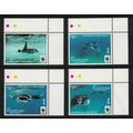 Rarotonga WWF Reef Manta Ray Fish 4v Corners 20...