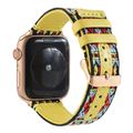 Ethnic Leather Watchband For Apple Watch Series...