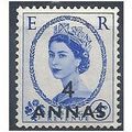 BPO in E Arabia 1952 SG48 4a on 4d Blue Mounted...